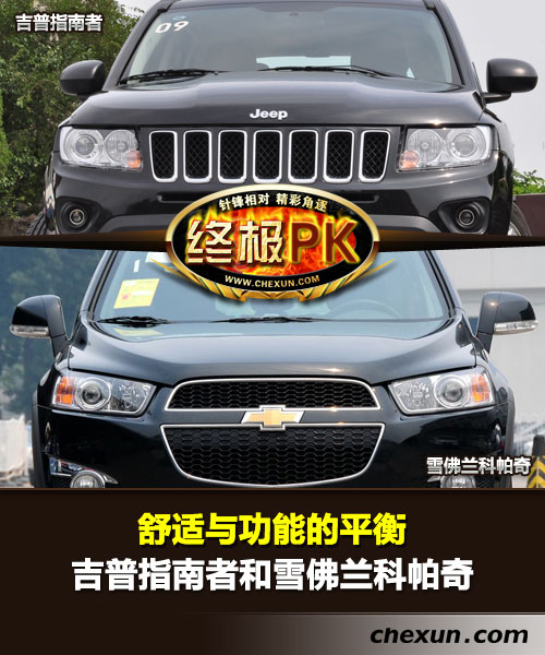 JEEP指南者对比雪佛兰科帕奇