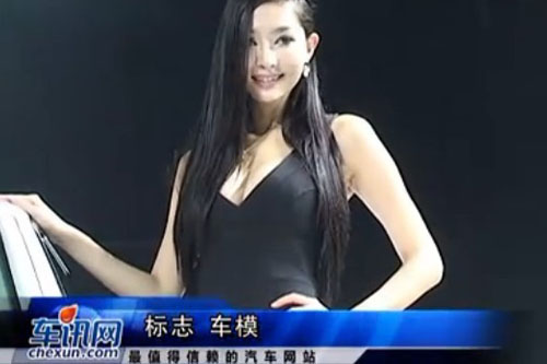 2011广州车展北京标致展台超人气美女车模