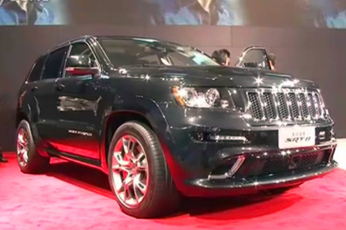 2011广州车展2.1馆Jeep大切诺基SRT8实拍